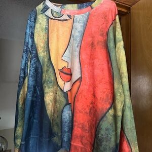Very colorful shirt